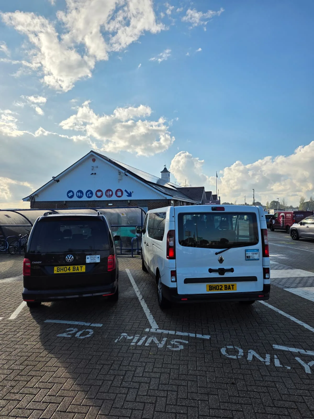 Local ferry terminal on the south coast